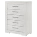 Ives - 5-Drawer Bedroom Chest - Simple Home Plus