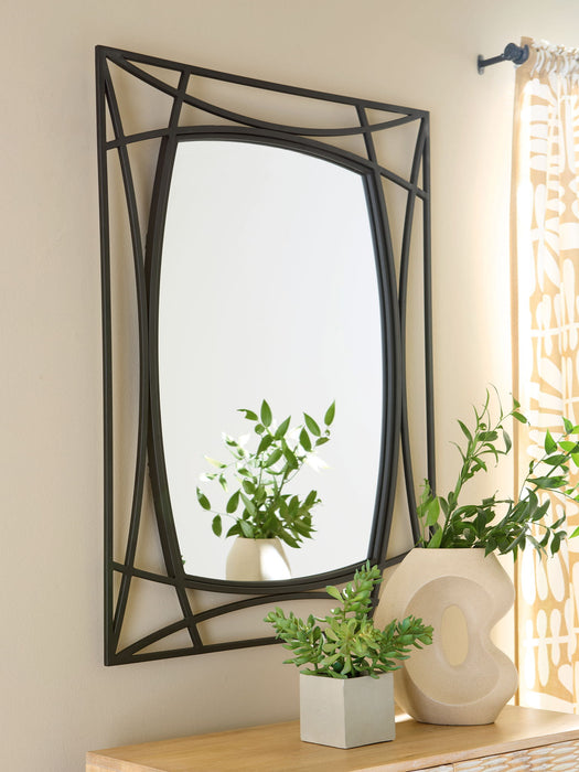 Freenville - Black - Accent Mirror - Simple Home Plus