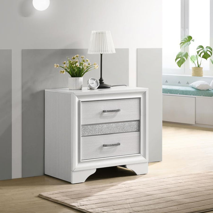 Miranda - 2-Drawer Nightstand - Simple Home Plus