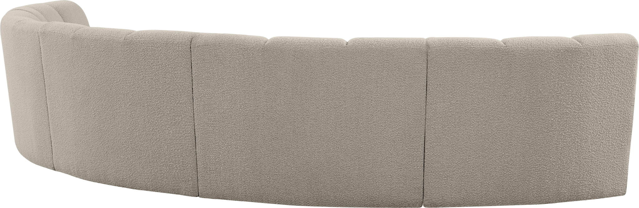 Infinity - 5 Piece Boucle Modular Sectional - Simple Home Plus