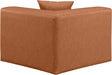 Cube - Corner Chair - Cognac - Simple Home Plus