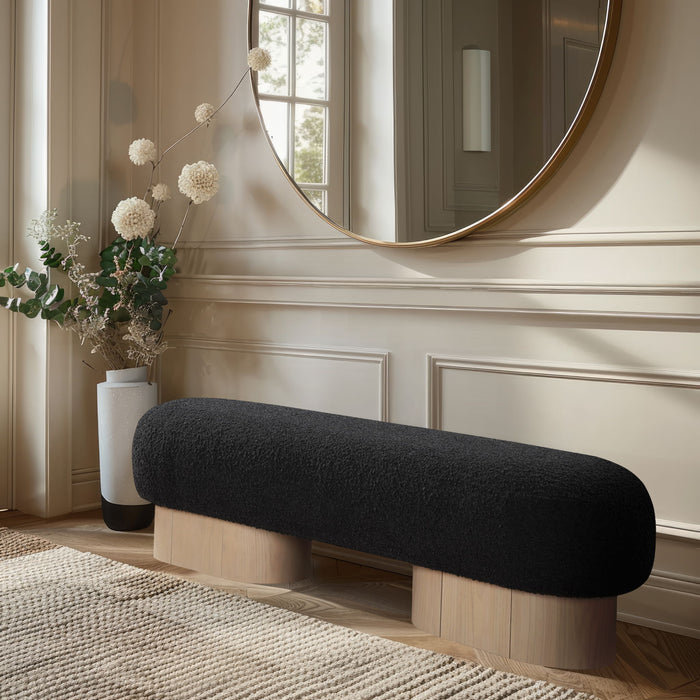 Robertson - Bench With Natural Base - Simple Home Plus