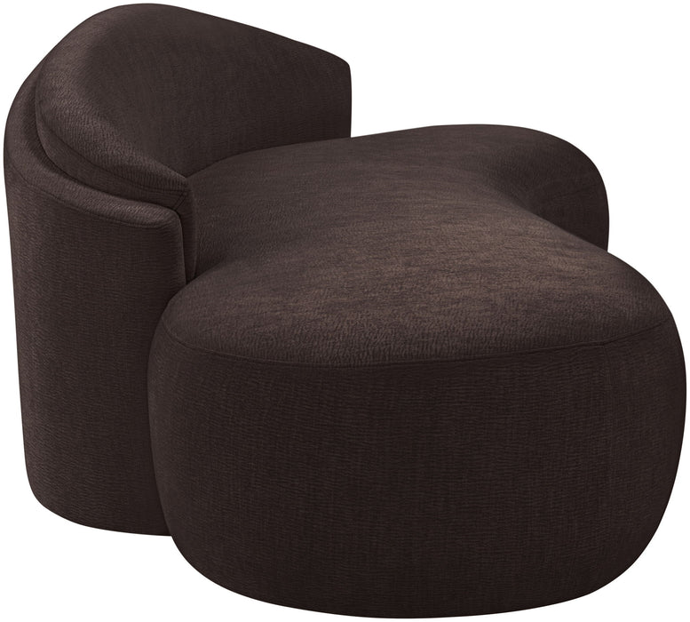 Caspian - Chenille Fabric Upholstered Loveseat - Simple Home Plus