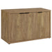 Pepita - 3 Door Engineered Wood Accent Cabinet - Mango Brown - Simple Home Plus