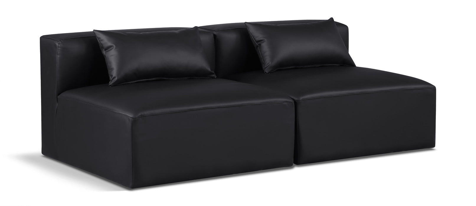 Cube - Modular 2 Seat Armless Sofa - Simple Home Plus