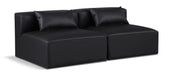 Cube - Modular 2 Seat Armless Sofa - Simple Home Plus