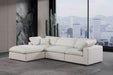 Comfy - 4 Piece Linen Fabric Modular Sectional With Chaise - Simple Home Plus