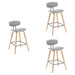 Fox - Swivel Counter Height Stool - Light Brown - Simple Home Plus