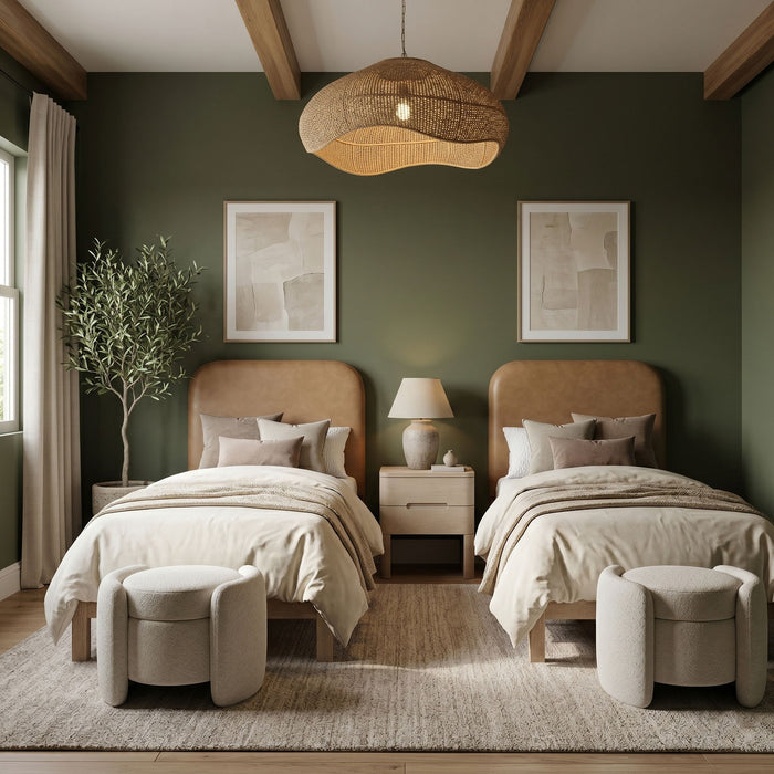 Caswell - Upholstered Bed - Simple Home Plus