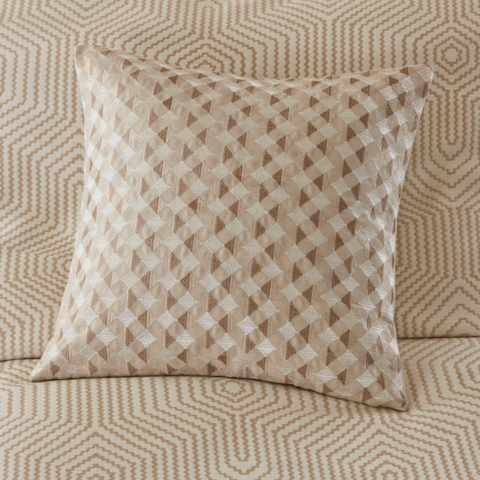 Shades of Serenity - Comforter Set - Tan / Ivory - Simple Home Plus