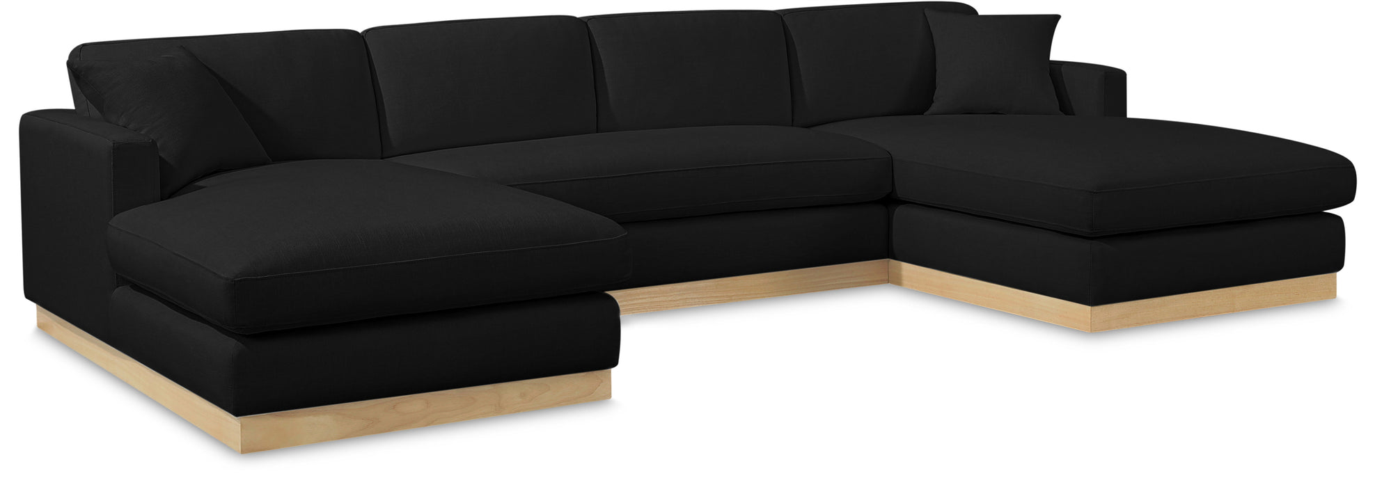 Johanna - 3 Piece Sectional - Natural Base - Simple Home Plus