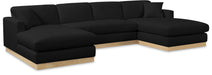 Johanna - 3 Piece Sectional - Natural Base - Simple Home Plus