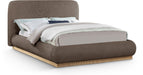 Rigby - Linen Bed With Natural Base - Simple Home Plus