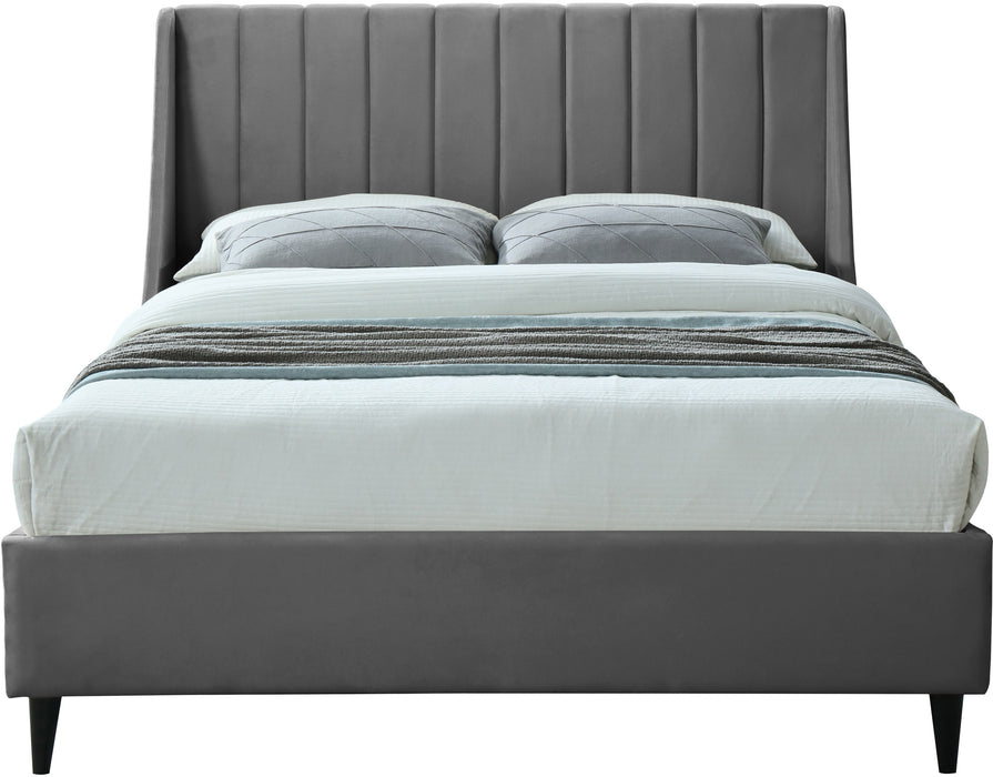 Eva - Velvet Bed - Simple Home Plus