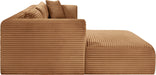 Shaggy - Fabric 3 Piece Modular Sectional - Simple Home Plus