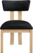 Lavrin - Vegan Leather Dining Side Chair (Set of 2) - Natural Base - Simple Home Plus