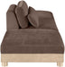 Turin - Chenille Fabric Upholstered Modular Sectional - Brown - Simple Home Plus
