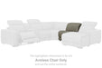 Correze - Armless Chair - Gray - Simple Home Plus