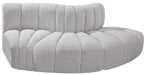 Arc - Boucle Fabric 3 Piece Modular Sofa - Simple Home Plus