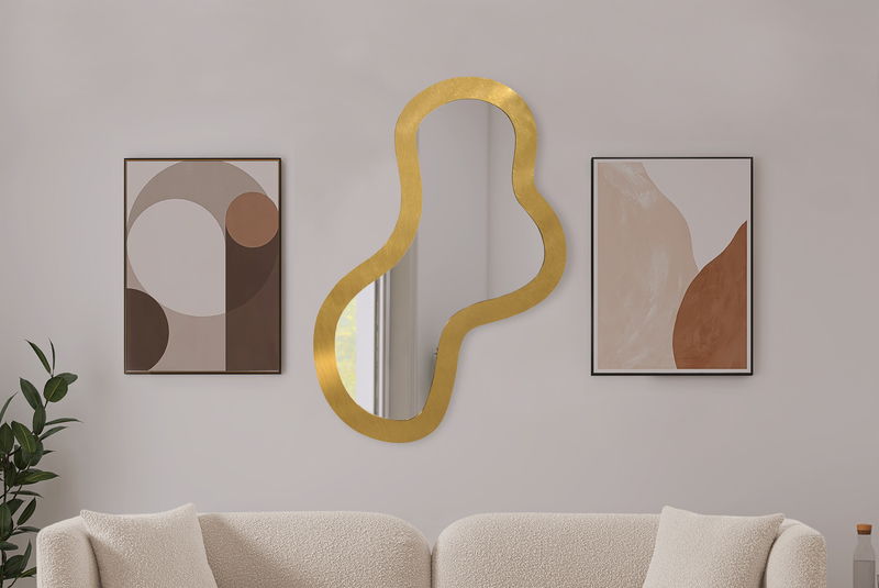 Oblique - Metal Frame Mirror