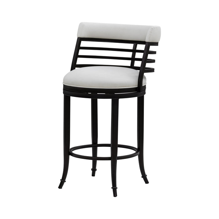 Telia - Upholstered Swivel Counter Height Barstool