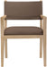 Avon - Vegan Leather Dining Arm Chair - Simple Home Plus