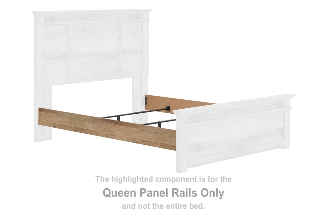 Makidern - Queen Panel Rails - Tan - Simple Home Plus