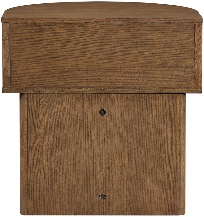 Cortland - Acacia Veneer And Solid Wood Night Stand - Simple Home Plus