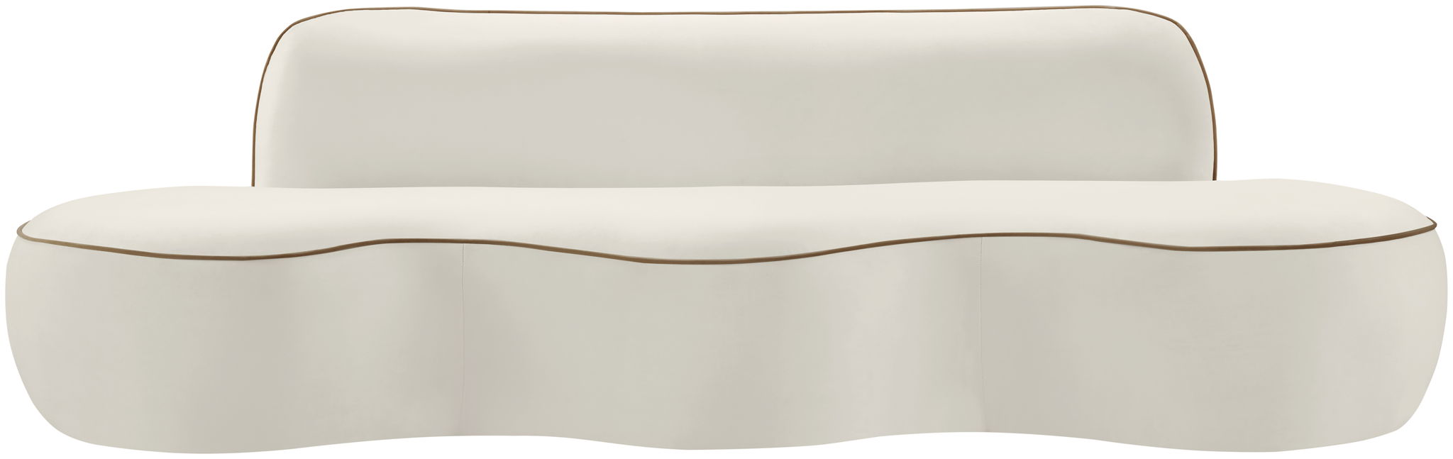 Swerve - Velvet 101" Upholstered Sofa - Simple Home Plus