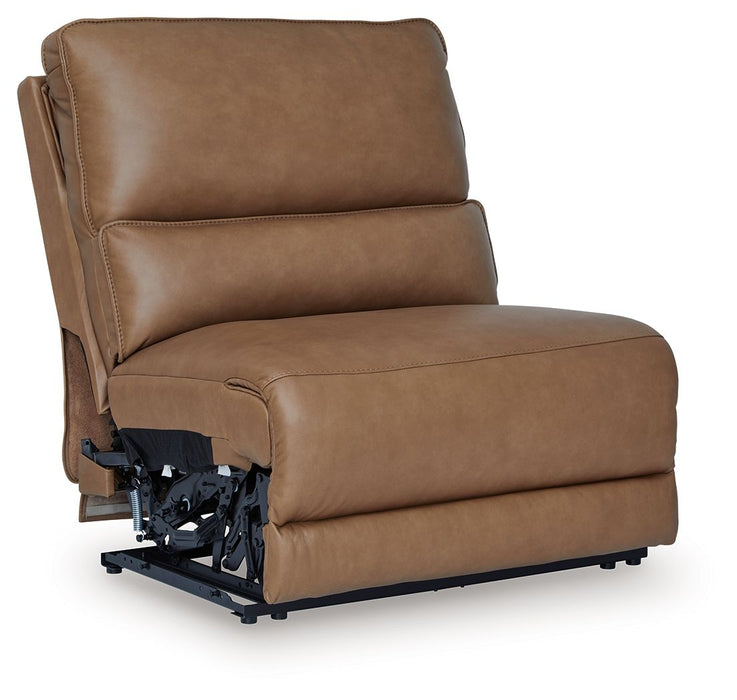 DeepWakes - Power Armless Recliner With Adjustable Headrest - Caramel - Simple Home Plus