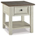 Bolanburg - White / Brown / Beige - Rectangular End Table - Simple Home Plus