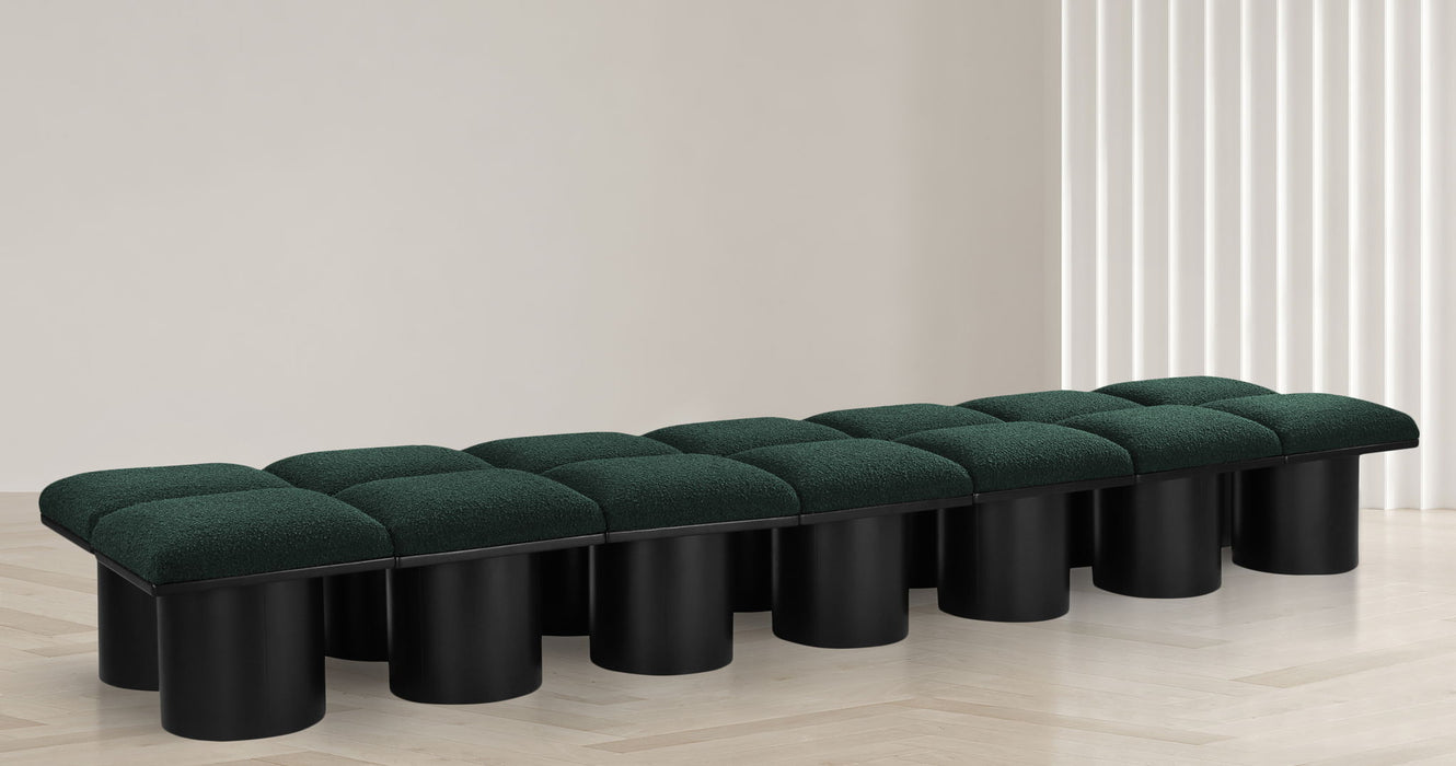 Pavilion - 14 Piece Modular Bench With Black Base - Simple Home Plus