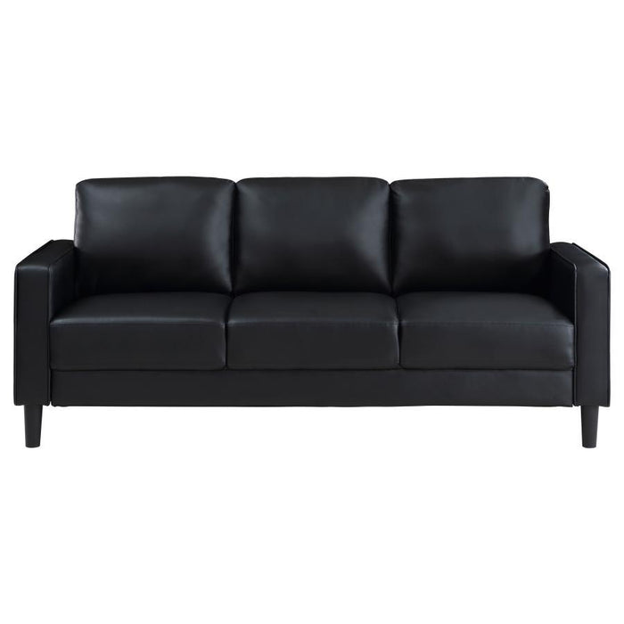Ruth - Upholstered Track Arm Sofa - Simple Home Plus