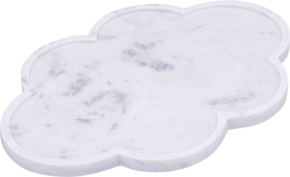 Rimini - Marble Clover Shaped Tray - Simple Home Plus