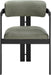 Aurum - Vegan Leather Upholstered Dining Chair With Graphite Black Base (Set of 2) - Simple Home Plus
