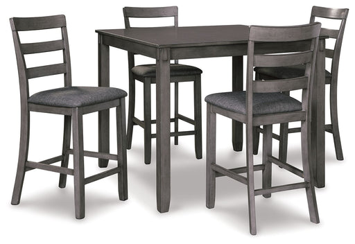 Bridson - Square Counter TBL Set (Set of 5) - Gray - Simple Home Plus