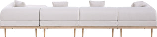 Laguna - 5 Piece 106.5" Upholstered Outdoor Patio Modular Sectional - Simple Home Plus