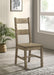 Cardova - Solid Wood Dining Side Chair (Set of 2) - Vineyard Oak - Simple Home Plus