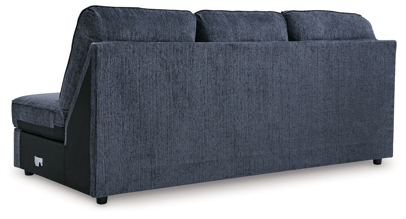 Albar Place - Laf Sofa Chaise - Cobalt - Simple Home Plus