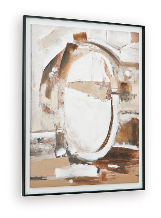 Bradlow - Wall Art - Brown / White / Black - Simple Home Plus