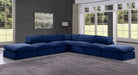 Comfy - 7 Piece Velvet Modular Corner Sectional - Simple Home Plus