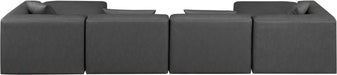 Cube - 6 Piece Modular Double Chaise Sectional - Simple Home Plus