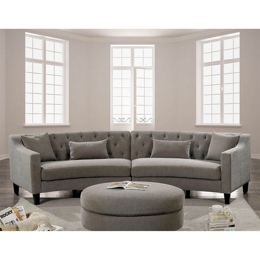 Sarin - Sectional - Warm Gray - Simple Home Plus