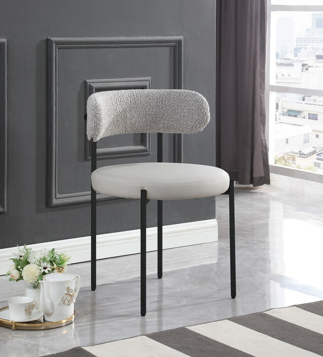 Beacon - Faux Leather Dining Chair With Black Legs (Set of 2) - Simple Home Plus