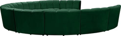 Infinity - 10 Piece Velvet Modular Sectional - Simple Home Plus