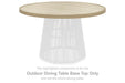 Orchard Beach - Round Dining Room Table Top - Beige - Simple Home Plus