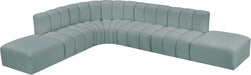 Arc - Faux Leather 7 Piece Corner Modular Sofa - Simple Home Plus