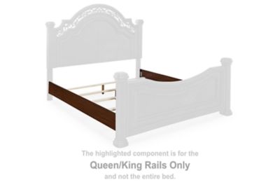 Lavinton - Queen/ King Rails - Brown - Simple Home Plus