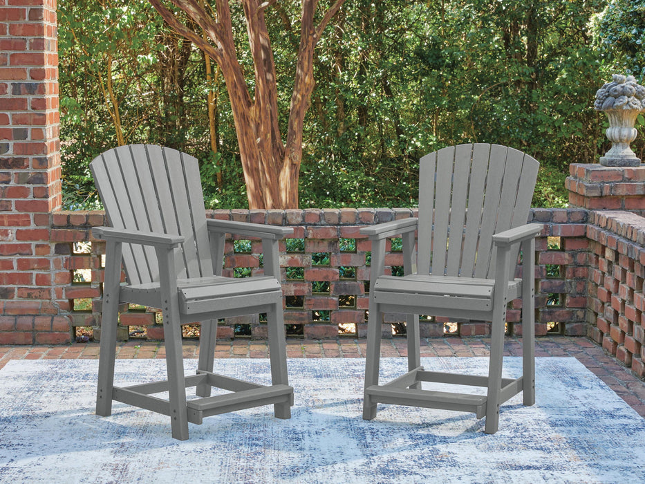 Sanctuary Beach - Barstool (Set of 2) - Dark Gray - Simple Home Plus