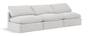 Indulge - Velvet 3 Seat Modular Armless Sofa - Simple Home Plus